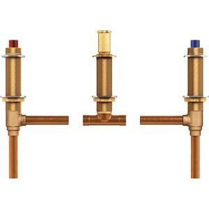 Moen 4792 Brass Two-Handle 3-Hole Roman Tub Valve with Adjustable 1/2-Inch